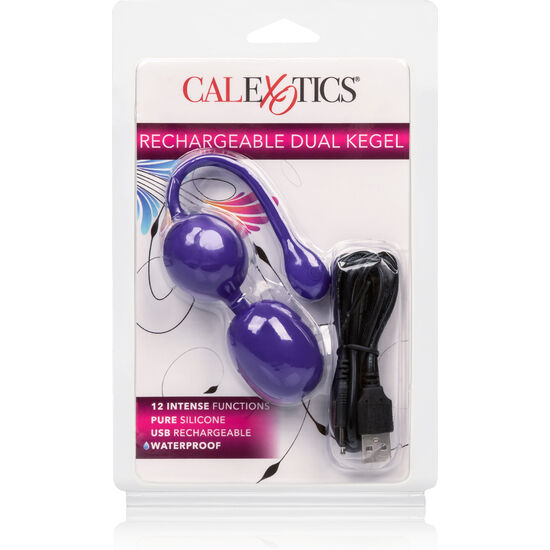 CALEXOTICS - RECHARGEABLE DOUBLE CÔNE VIOLET
