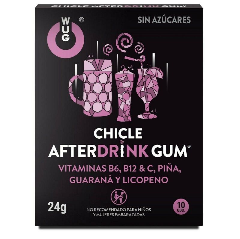 WUG GUM - APRÈS AVOIR BOISSON GUEULE DE BOISSON 10 UNITÉS