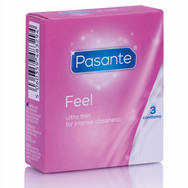 PASANTE - PRÉSERVATIFS SENSITIVE ULTRA FIN 3 UNITÉS