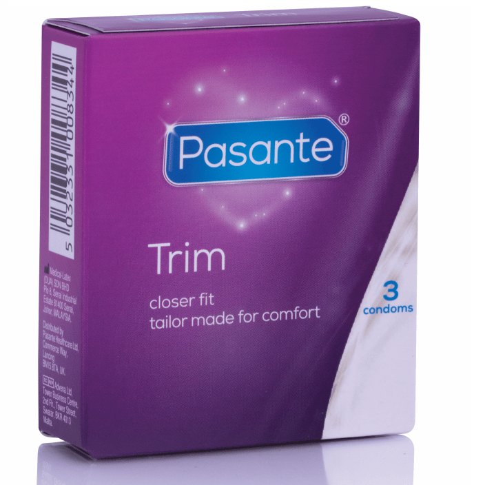 PASANTE - THIN TRIM MS DÜNNES KONDOM 3 EINHEITEN - JAYXKAY