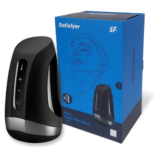 SATISFYER - MASTURBATEUR POUR HOMMES À VIBRATIONS CHAUDES