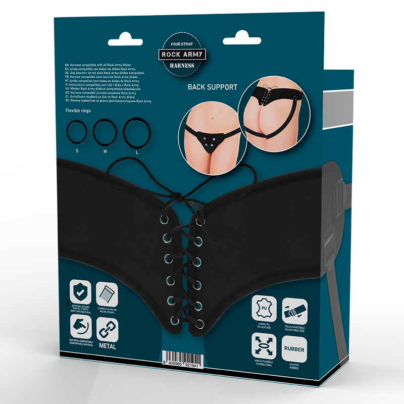 ROCKARMY - SANGLE RÉGLABLE ET ANNEAUX FLEXIBLES
