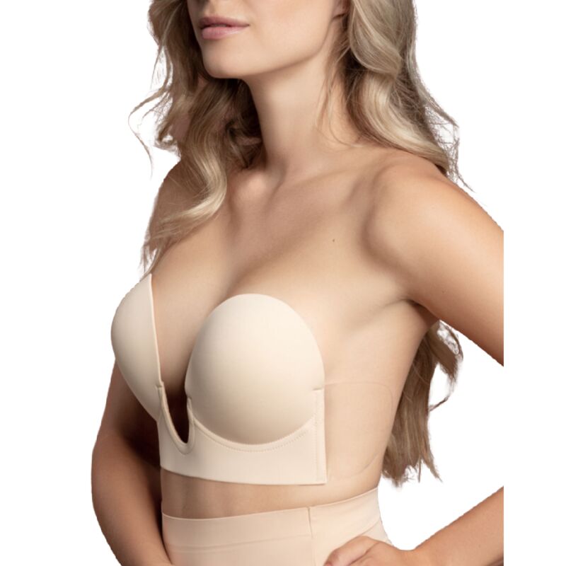 BYE-BRA - BH ZONDER HANDGREPEN EN U BEIGE CUP E