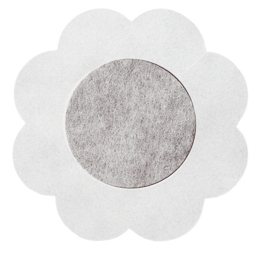 BYE-BRA - LOT DE 3 COUSSINETS À TÉTONS FLEURS BAUN TAILLE XL