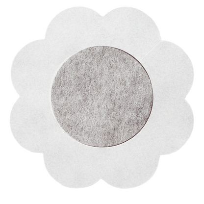 BYE-BRA - BLUMEN NIPPELBECHER PACK 3 UDS BAUN GRÖSSE XL