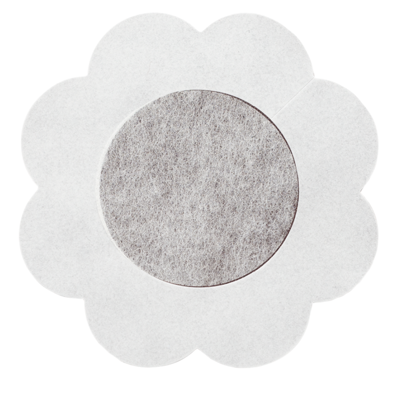 BYE-BRA - BLUMEN NIPPELBECHER PACK 3 UDS BAUN GRÖSSE XL