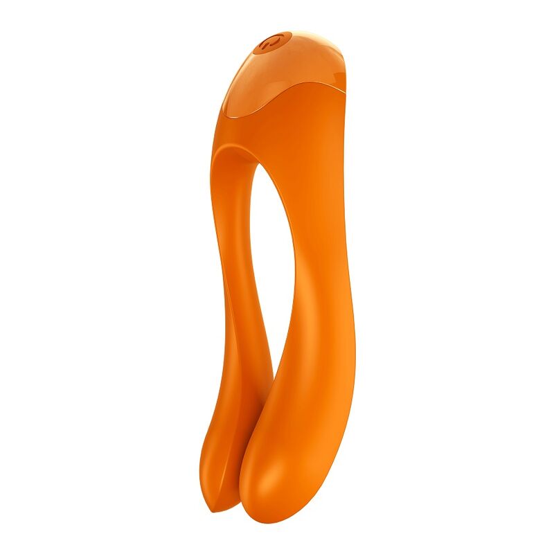 SATISFYER - VIBRATEUR DOIGT EN FORME DE SUCRE D'OR NOIR