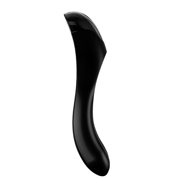 SATISFYER - VIBRATEUR DOIGT EN FORME DE SUCRE D'OR NOIR