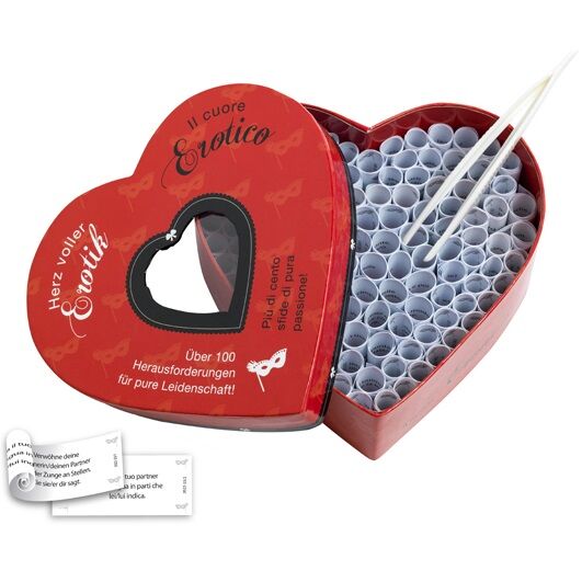 TEASE &amp; PLEASE - UN CŒUR PLEIN D'ÉROTISME &amp; IL CUORE EROTIC RED