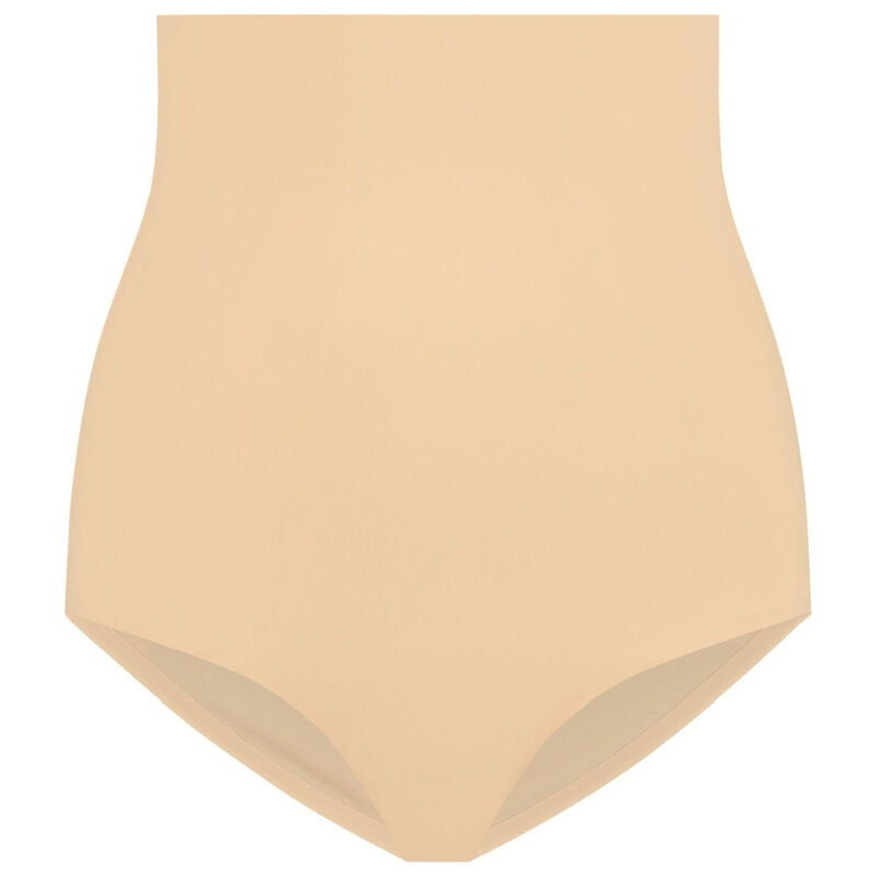BYE-BRA - CULOTTE SANS COUTURE STYLE CEINTURE BEIGE TAILLE M