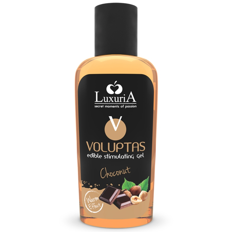 INTIMATELINE LUXURIA - VOLUPTAS GEL DE MASSAGE COMESTIBLE EFFET CHAUFFANT - CHOCOLAT 100 ML