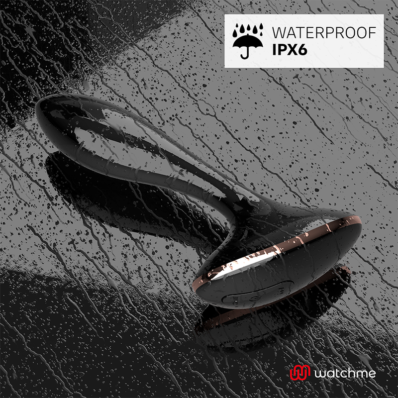 ANBIGUO - WATCHME VIBRATEUR AVEC TÉLÉCOMMANDE PLUG ANAL VERNET