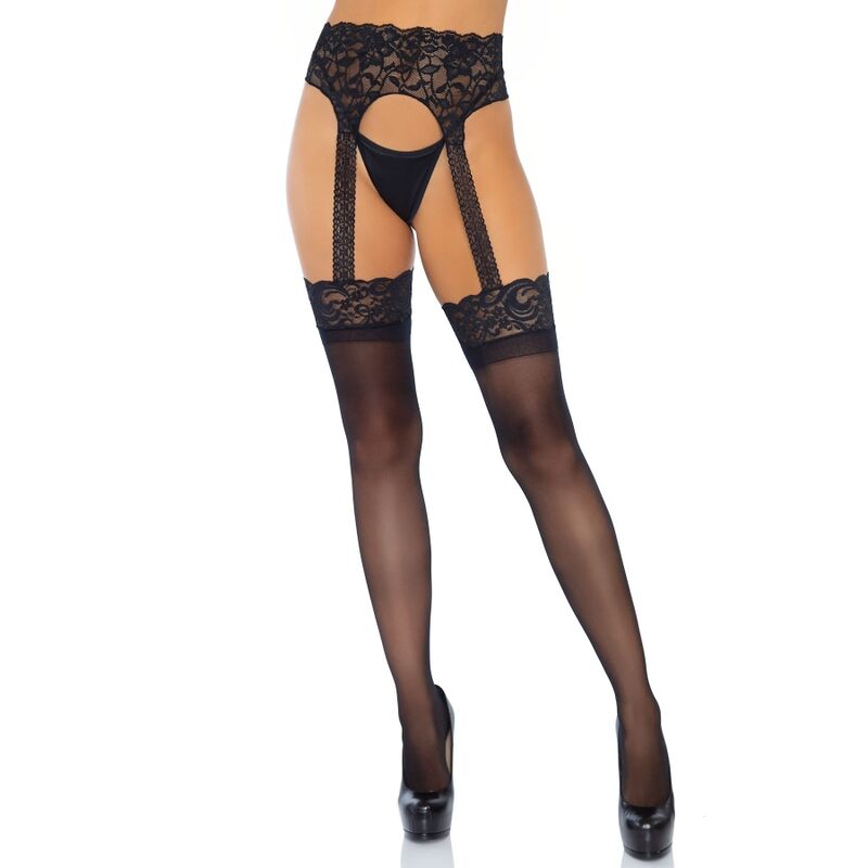 LEG AVENUE - PORTE-JARRETELLE OPAQUE TAILLE UNIQUE