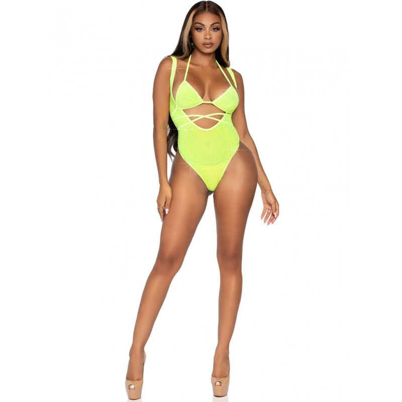 LEG AVENUE - HAUT DE BIKINI ET BODY, TAILLE UNIQUE