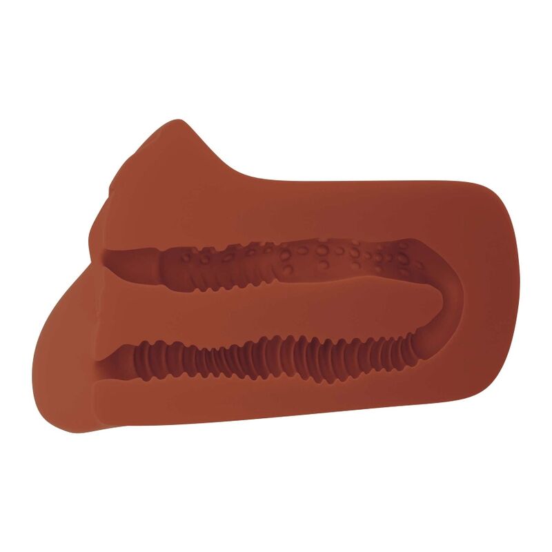 PDX PLUS - CHOISISSEZ VOTRE MASTURBATEUR DOUBLE MARRON PLAISIR