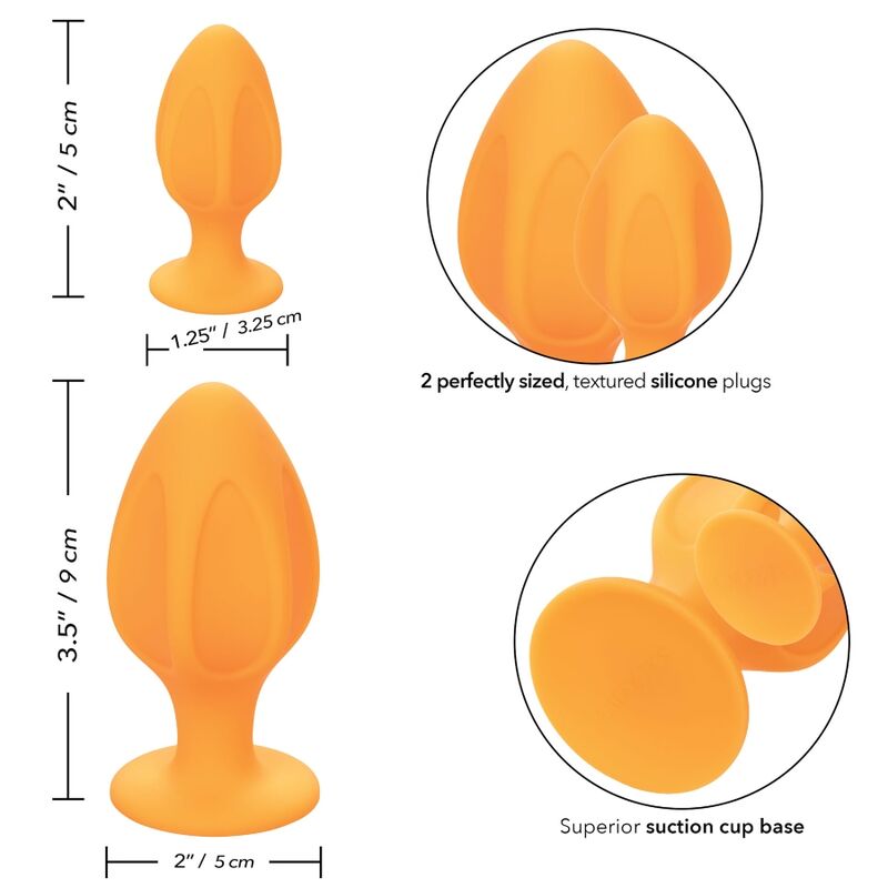 CALEXOTICS - BRUTALE BUTTPLUG ORANJE