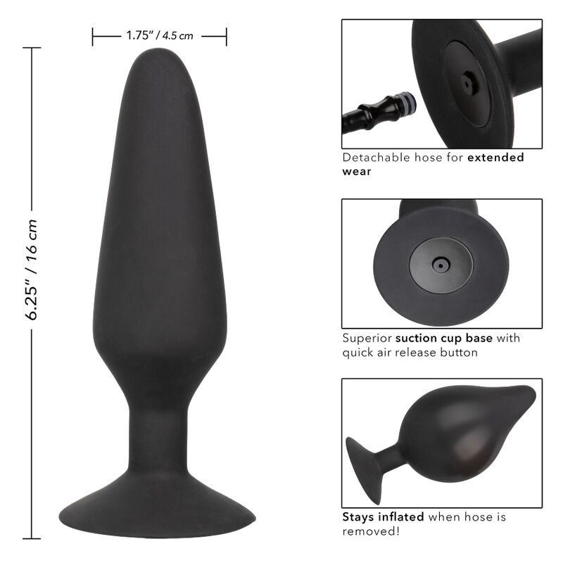 CALEXOTICS - XL SILICONEN OPBLAASBARE PLUG