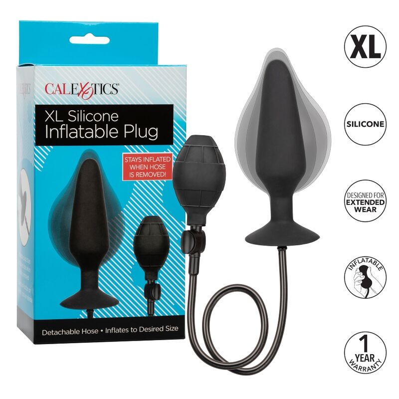 CALEXOTICS - XL SILICONEN OPBLAASBARE PLUG