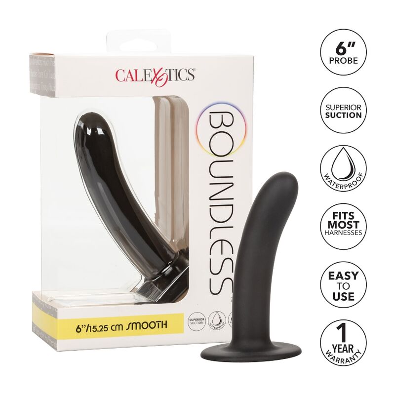 CALEXOTICS - GODE SANS LIMITES 15,25 CM COMPATIBLE SANGLE LISSE