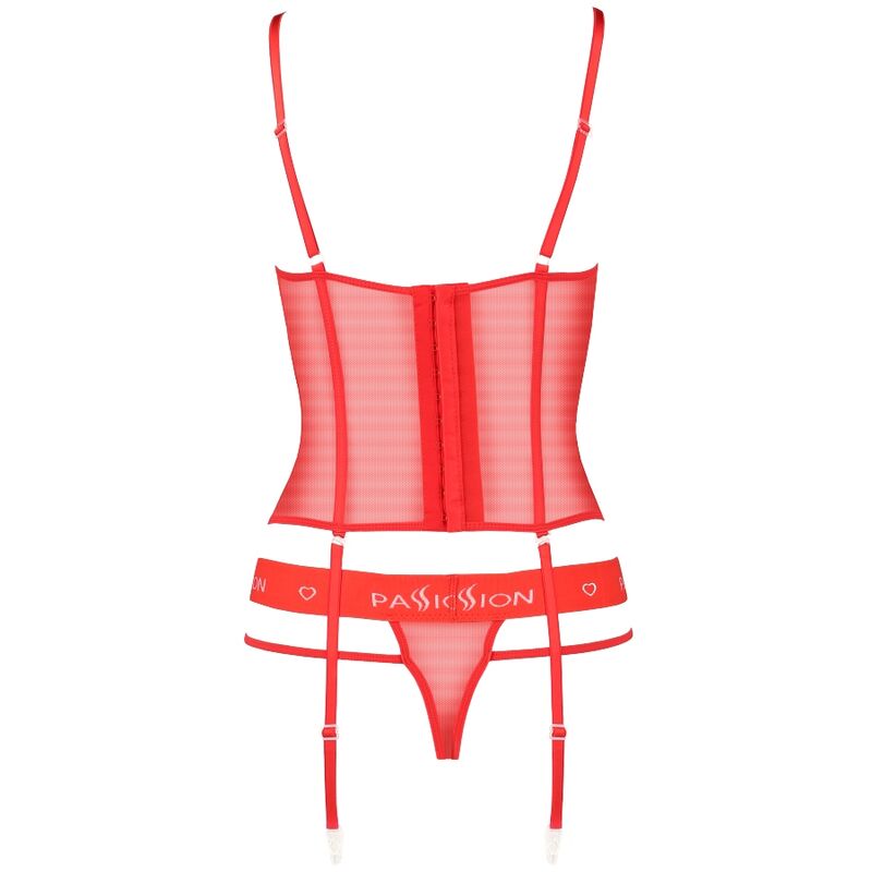 PASSIE - KYOUKA KORSET - ROOD L/XL