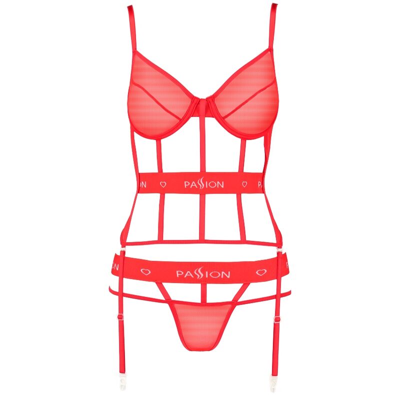 PASSIE - KYOUKA KORSET - ROOD L/XL