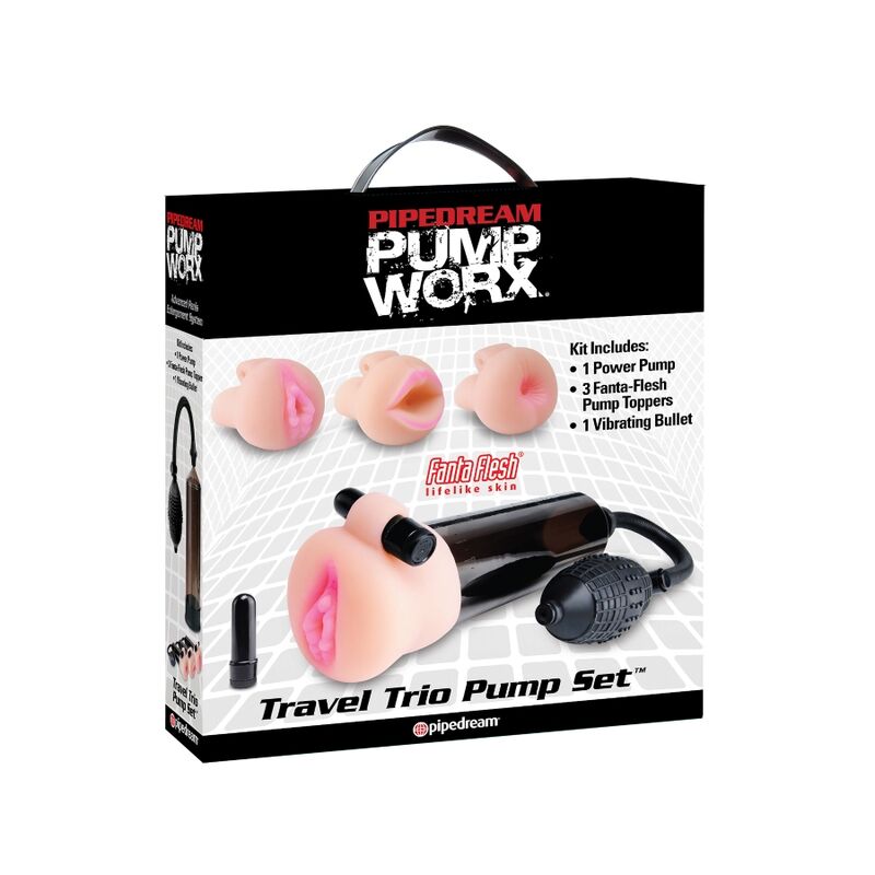 PUMP WORX – STIMULIERENDE WELLENPUMPE MIT MASTURBATOR