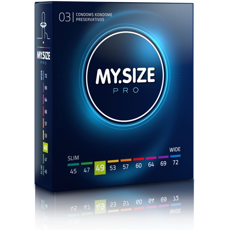 MY SIZE - PRO CONDOMS 49 MM 3 STUKS