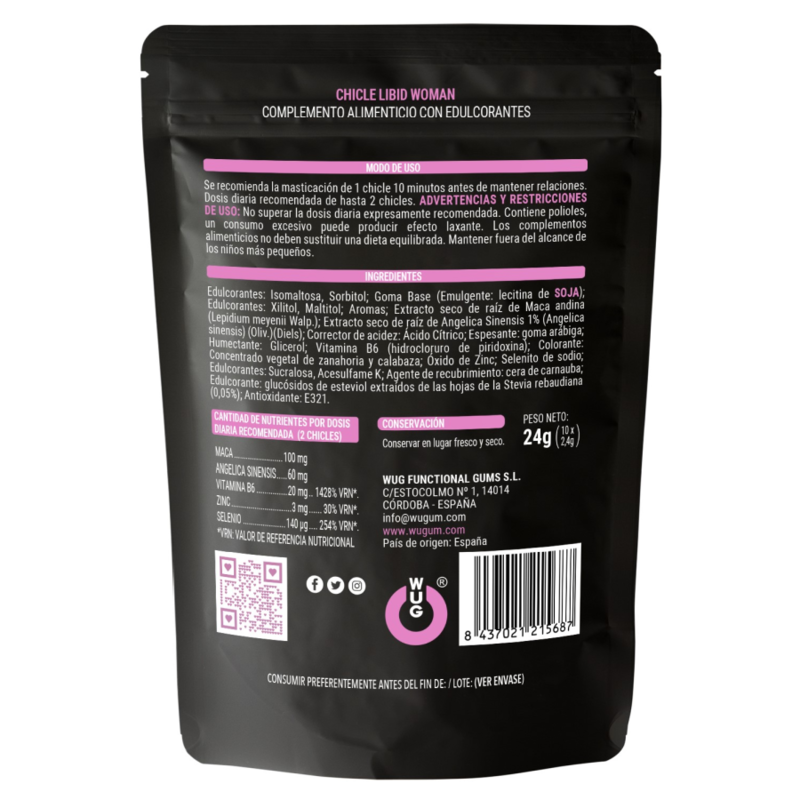 WUG SEX SENSE - Stimulateur de libido féminine 10 unités