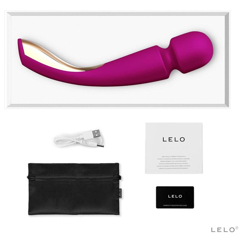 LELO - SMART WAND MEDIUM 2 DIEP ROZEN MASSAGER