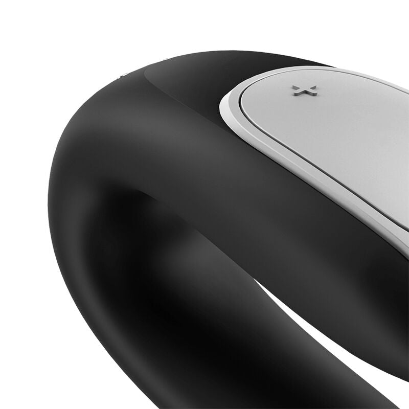 SATISFYER - VIBRATEUR DOUBLE FUN PARTNER NOIR