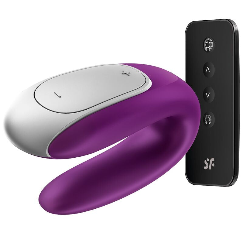 SATISFYER - VIBRATEUR DOUBLE FUN PARTNER VIOLET