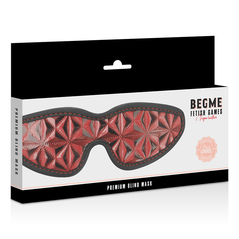 BEGME - RED EDITION PREMIUM BLIND MASKER MET NEOPREEN VOERING