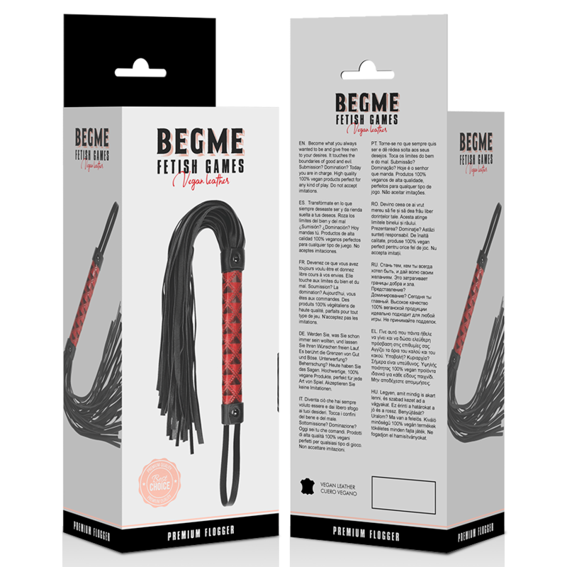 BEGME - BROSSE POUR CUIR VEGAN ÉDITION ROUGE