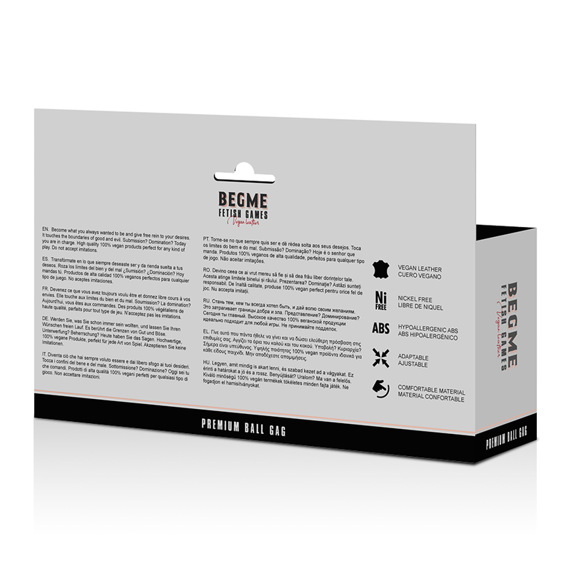 BEGME - ÉDITION ROUGE CUIR VEGAN