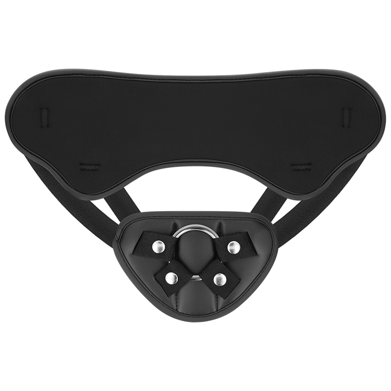 Harnais cyber-sangle fétichiste soumis avec gode et balle, télécommande, technologie Watchme-L