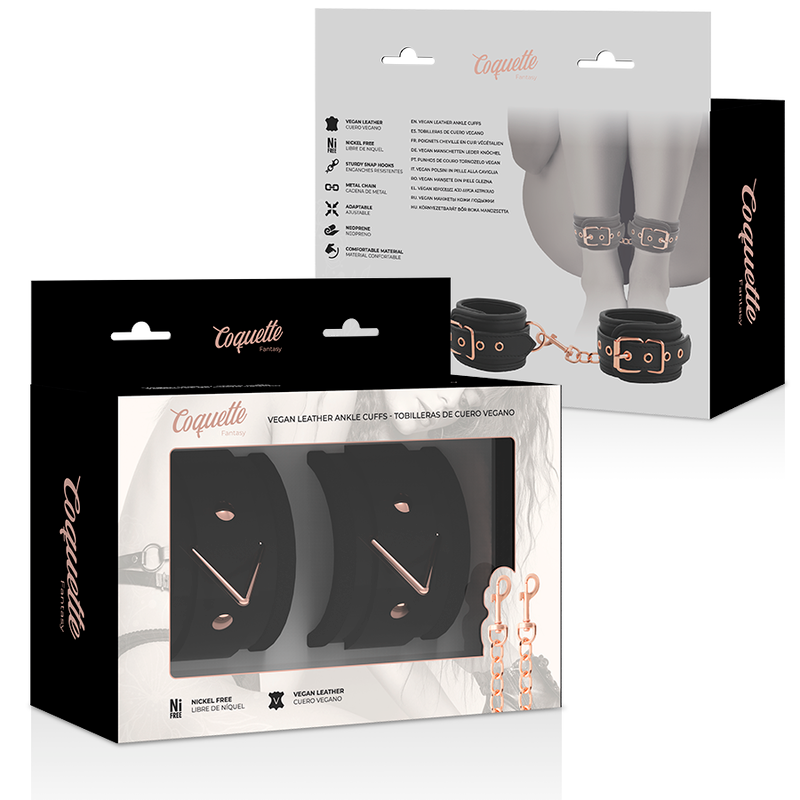 COQUETTE CHIC DESIRE - FANTASY ENKELMANCHETTEN MET NEOPREEN VOERING