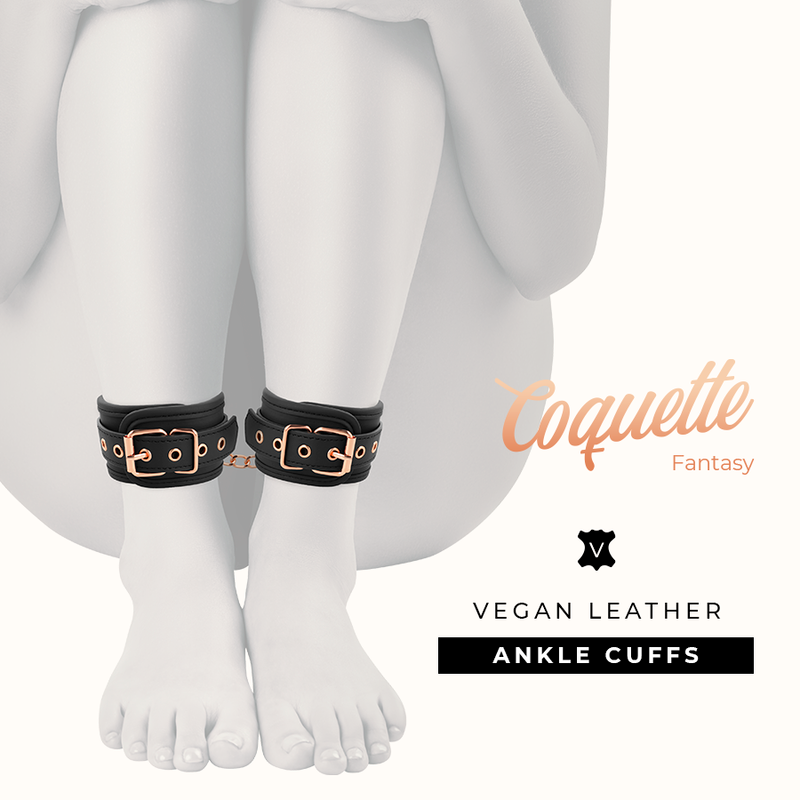 COQUETTE CHIC DESIRE - FANTASY ENKELMANCHETTEN MET NEOPREEN VOERING