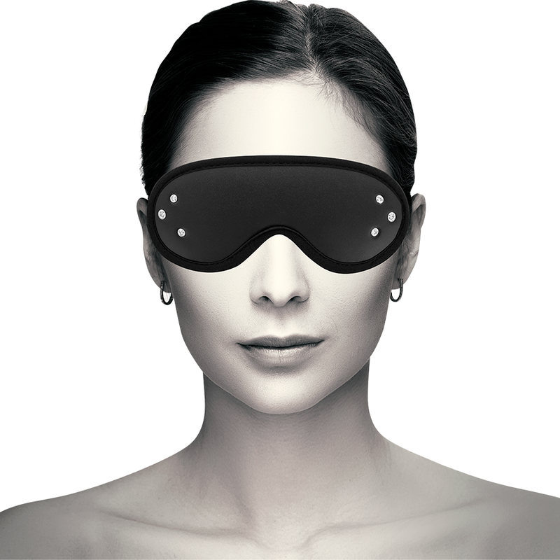COQUETTE CHIC DESIRE - FANTASY VEGAN LEDEREN MASKER MET NEOPREEN VOERING