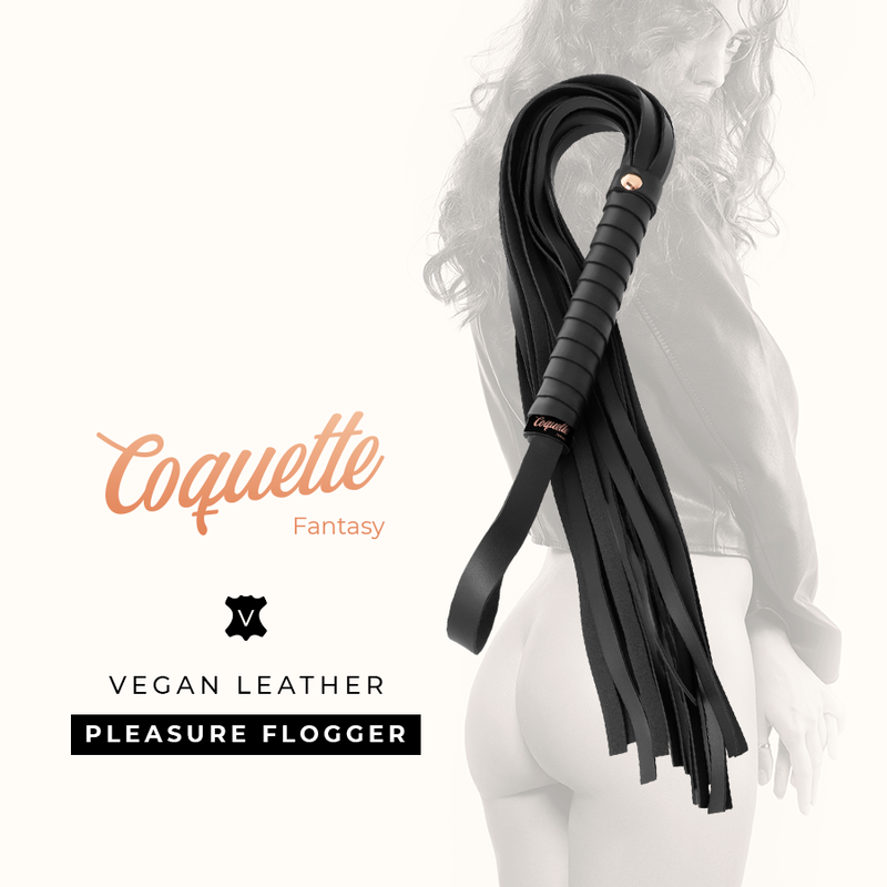 COQUETTE CHIC DESIRE - FOUET FANTAISIE EN CUIR VEGAN