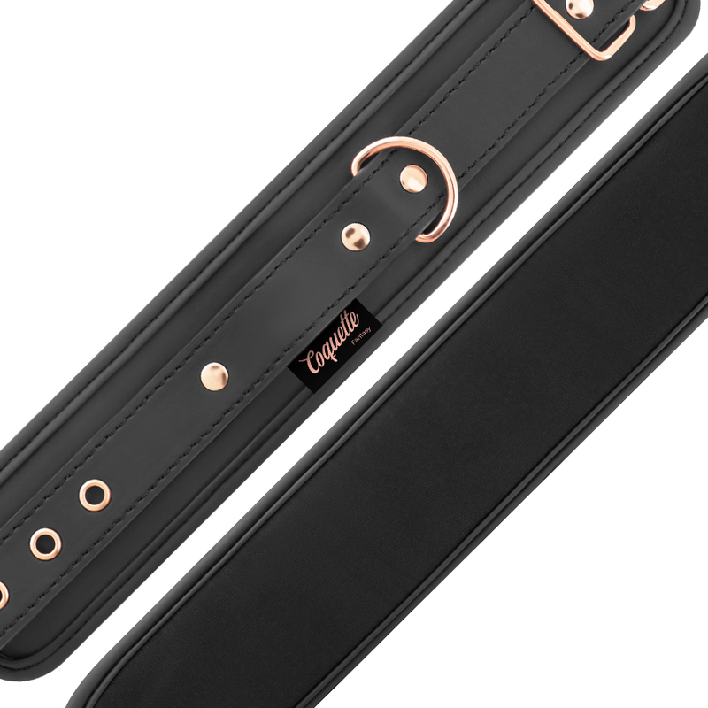 COQUETTE CHIC DESIRE - MENOTTES FANTAISIE EN CUIR VEGAN AVEC DOUBLURE EN NOPRÈNE