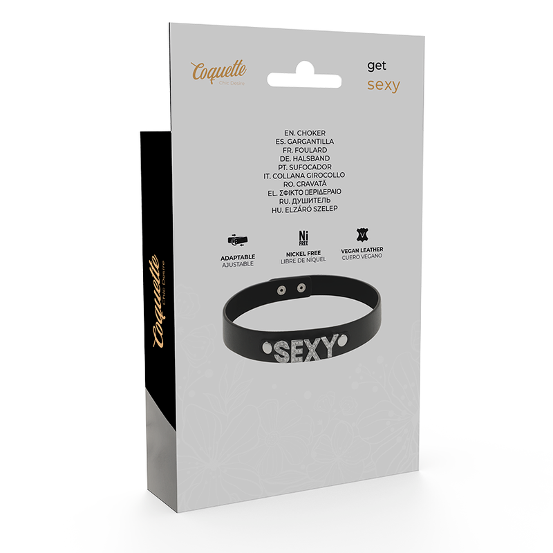 COQUETTE CHIC DESIRE - COLLIER SEXY EN CUIR VEGAN