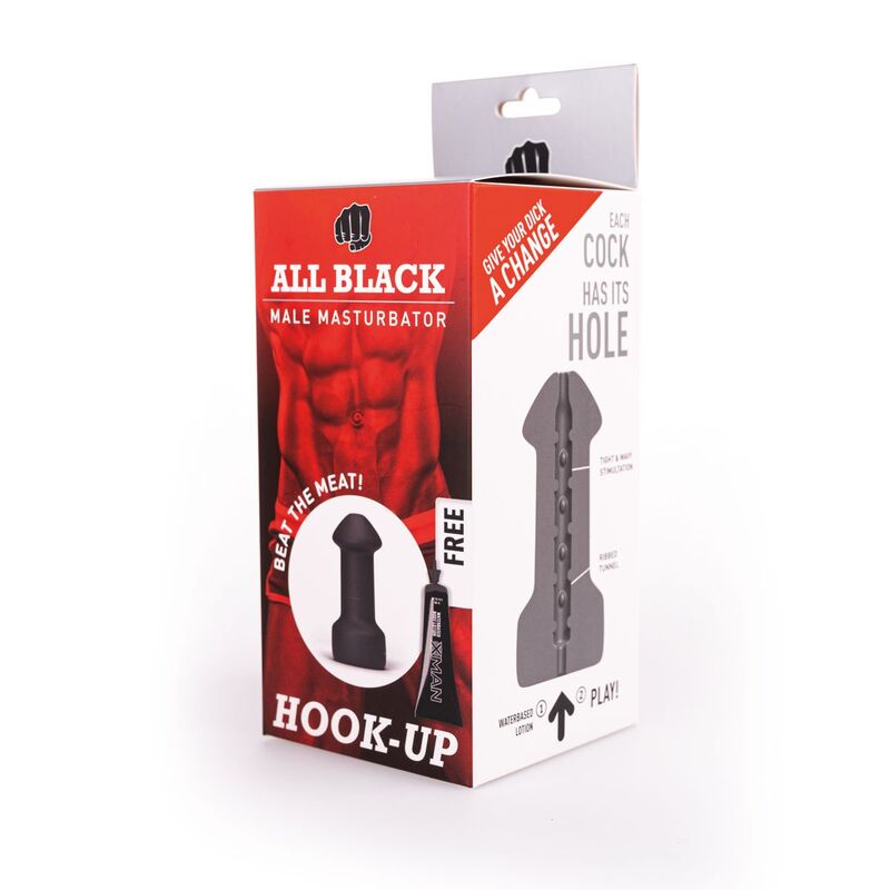 ALL BLACK - MASTURBATOR OPZETSTUK