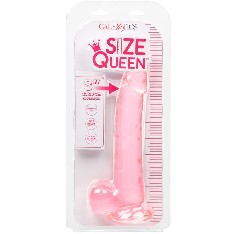 CALEXOTICS - SIZE QUEEN DILDO ROSE 20,3 CM