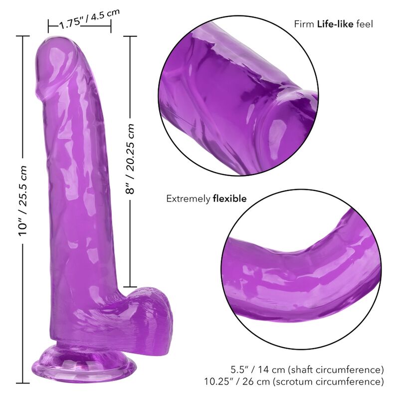 CALEXOTICS - MAAT QUEEN DILDO PAARS 20,3 CM