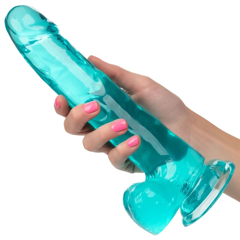 CALEXOTICS - MAAT QUEEN DILDO BLAUW 20,3 CM