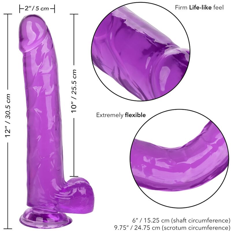 CALEXOTICS - MAAT QUEEN DILDO PAARS 25,5 CM