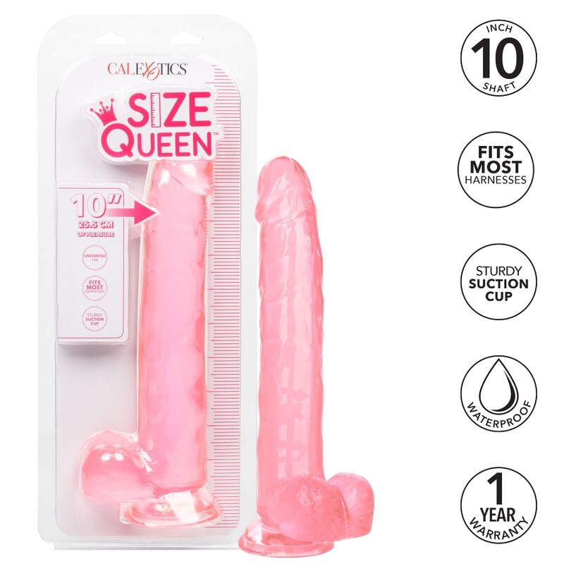 CALEXOTICS - SIZE QUEEN DILDO ROSE 25,5 CM