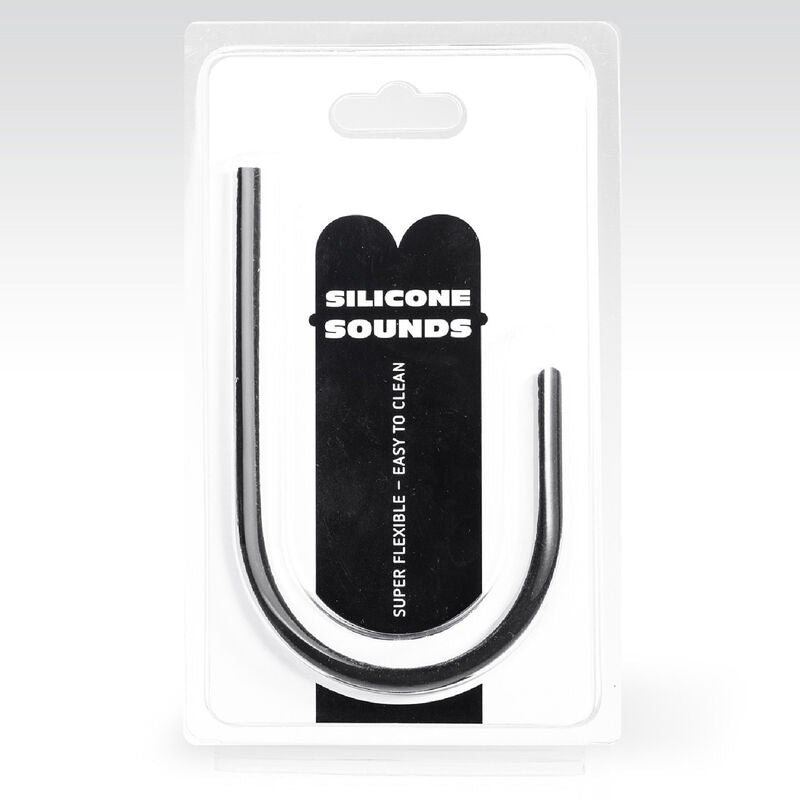 SONDE URÉTRALE EN SILICONE TOUT NOIR - 6 MM