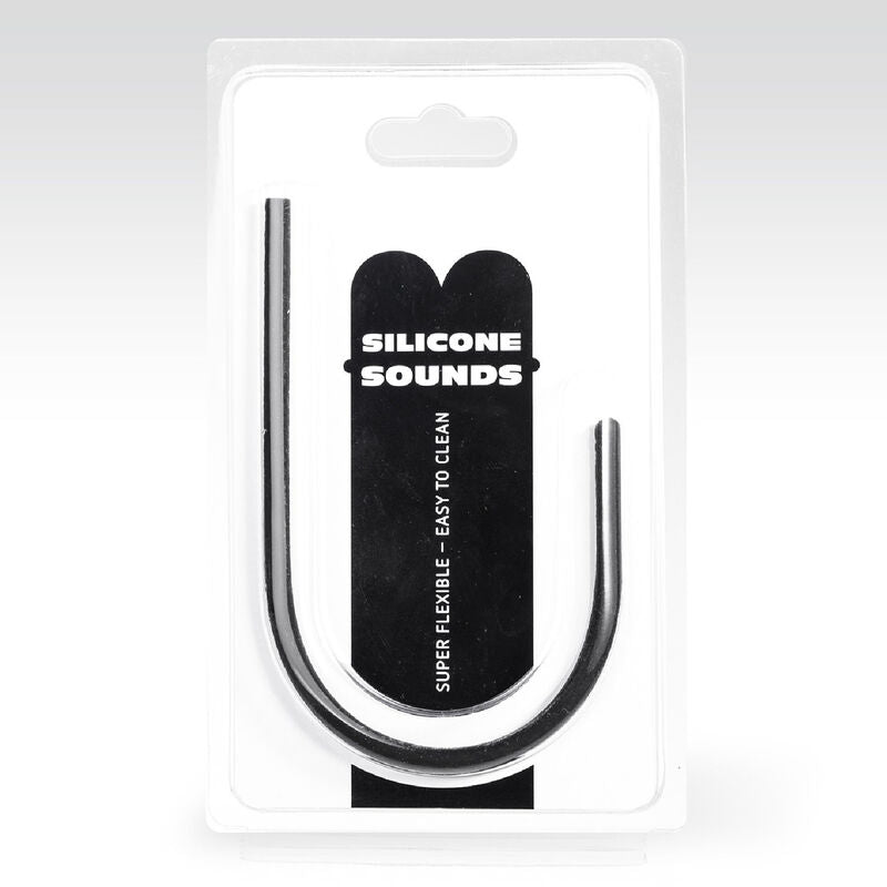SONDE URÉTRALE EN SILICONE TOUT NOIR - 8 MM