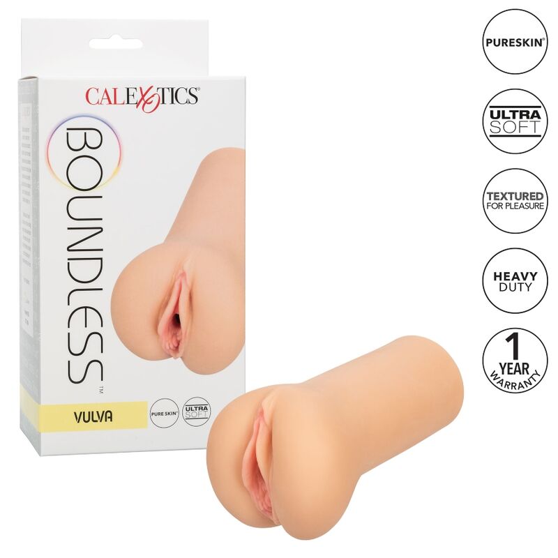 CALEXOTICS - BOUNDLESS VULVA STROKER PEAU CLAIRE